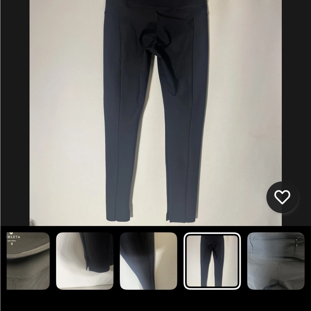 Athleta Black Leggings Stellar Tight Black